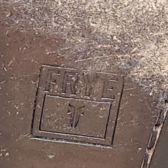 Frye Brown Leather Beaded T Thong Sandals Flats Boho Size Cross stitch - Picture 14 of 16